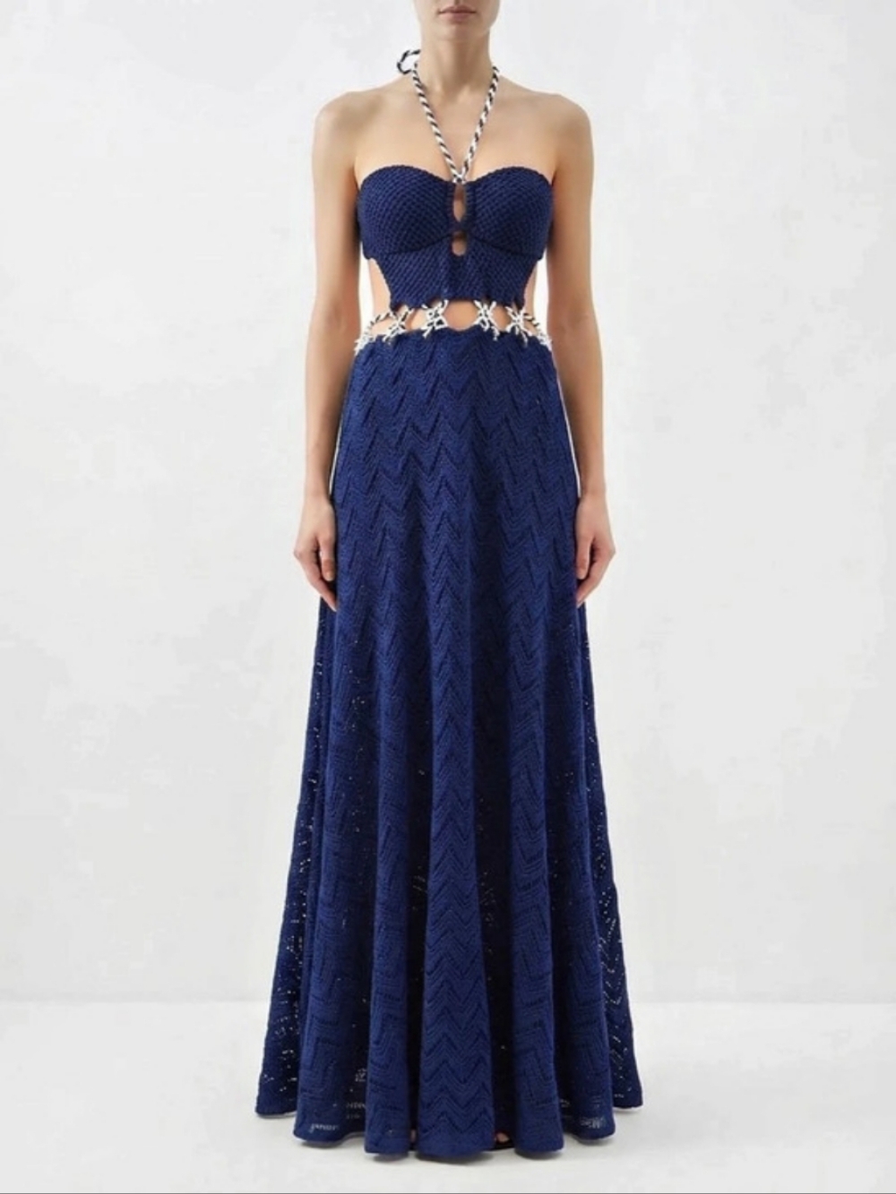 PatBO Blue Maxi Dress Size L